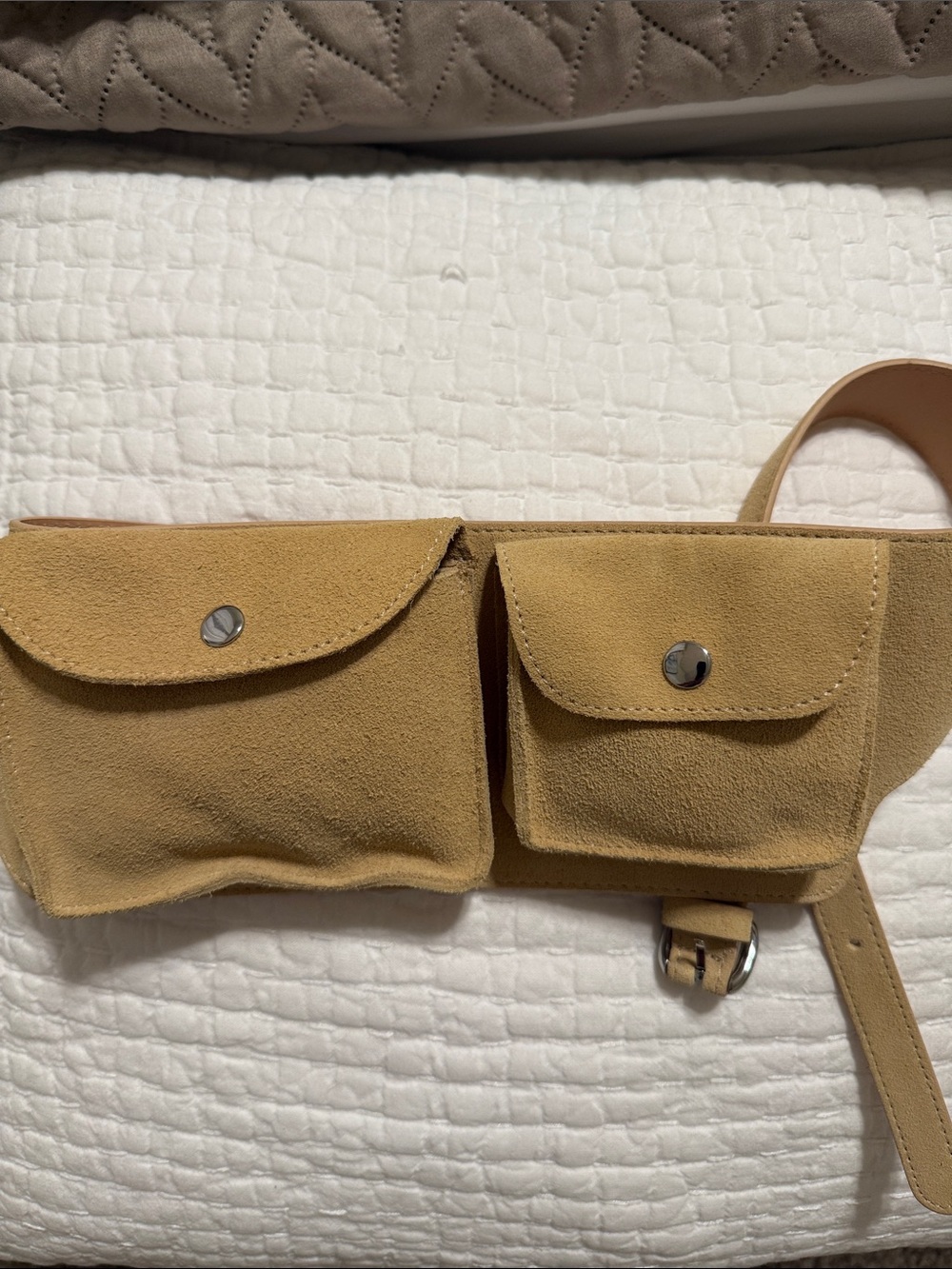 ZARA 100% LEATHER WAIST BELT BAG - Picture 10 of 15